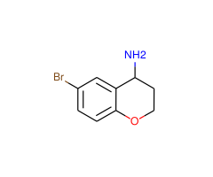 2H-1-BENZOPYRAN-4-AMINE, 6-BROMO-3,4-DIHYDRO-