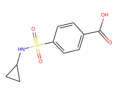 4-[(Cyclopropylamino)sulfonyl]benzoic acid