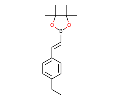 (E)-2-(4-Ethylstyryl)-4,4,5,5-tetramethyl-1,3,2-dioxaborolane