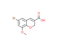 6-Bromo-8-methoxy-2H-chromene-3-carboxylic acid