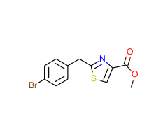 Methyl 2-(4-bromobenzyl)thiazole-4-carboxylate