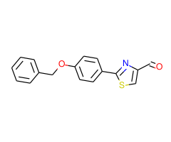 2-(4-(Benzyloxy)phenyl)thiazole-4-carbaldehyde