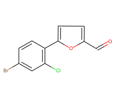 5-(4-bromo-2-chlorophenyl)-2-furaldehyde
