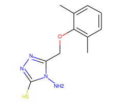 4-amino-5-[(2,6-dimethylphenoxy)methyl]-4H-1,2,4-triazole-3-thiol