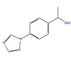 {1-[4-(1H-1,2,4-triazol-1-yl)phenyl]ethyl}amine hydrochloride