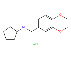 N-(3,4-dimethoxybenzyl)cyclopentanamine hydrochloride