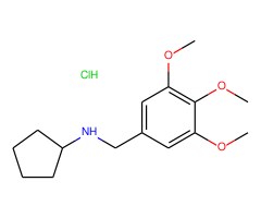 N-(3,4,5-trimethoxybenzyl)cyclopentanamine hydrochloride