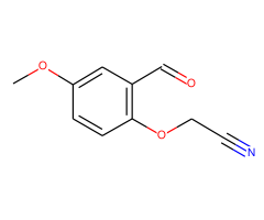 2-(2-formyl-4-methoxyphenoxy)acetonitrile,  95%