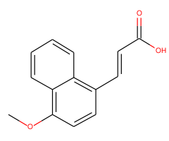 3-(4-Methoxy-1-naphthyl)acrylic acid