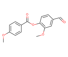 4-Methoxy-benzoic acid 4-formyl-2-methoxy-phenyl ester