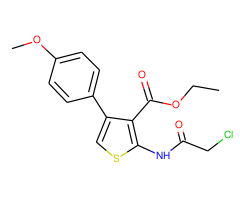 2-(2-Chloro-acetylamino)-4-(4-methoxy-phenyl)-thiophene-3-carboxylic acid ethyl ester