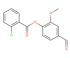 2-Chloro-benzoic acid 4-formyl-2-methoxy-phenyl ester