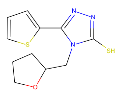 4-(Tetrahydro-furan-2-ylmethyl)-5-thiophen-2-yl-4H-[1,2,4]triazole-3-thiol