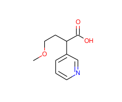 4-Methoxy-2-(pyridin-3-yl)butanoic acid