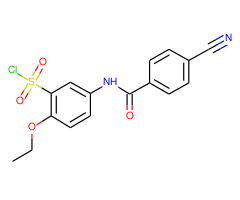 5-(4-CYANOBENZAMIDO)-2-ETHOXYBENZENE-1-SULFONYL CHLORIDE