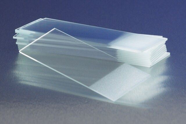 Corning<sup>®</sup> microscope slides, frosted one side, one end