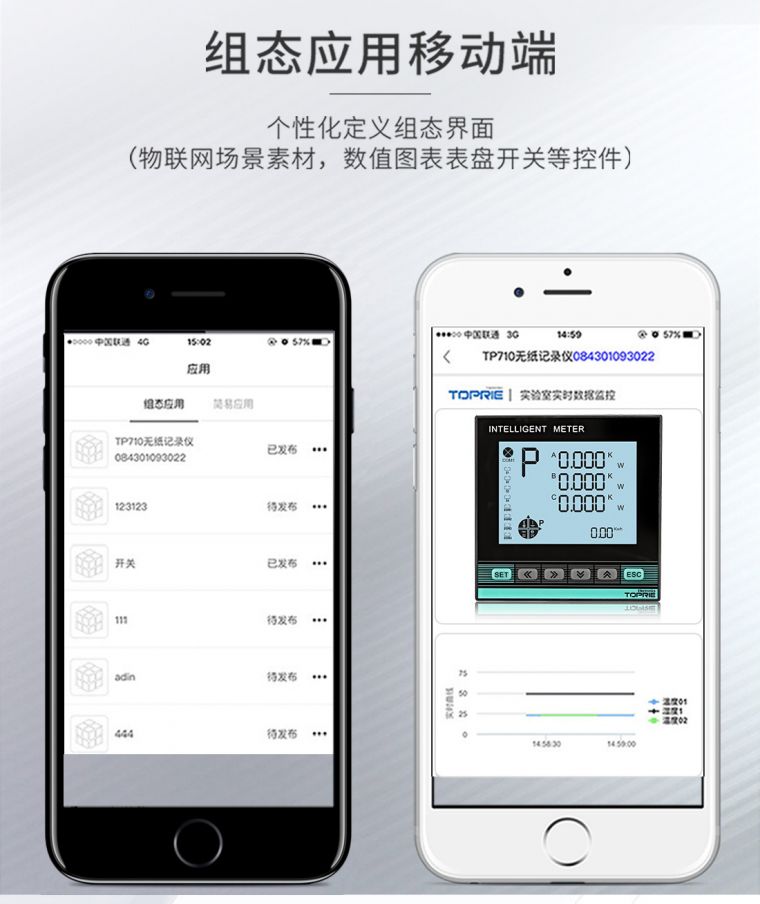 智能无线三相功率表