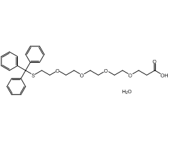 15-Tritylmercapto-4,7,10,13-tetraoxapentadecanoic acid monohydrate