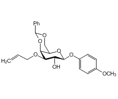 4-Methoxyphenyl 3-O-allyl-4,6-O-benzylidene-β-D-galactopyranoside