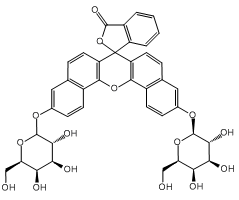 Naphthofluorescein di-O-(β-D-galactopyranoside)