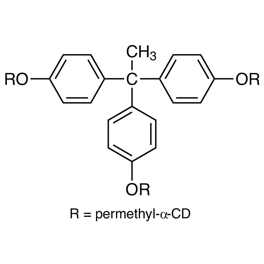 1,1,1-Tris[4-(per-O-methyl-α-cyclodextrin-6-yloxy)phenyl]ethane