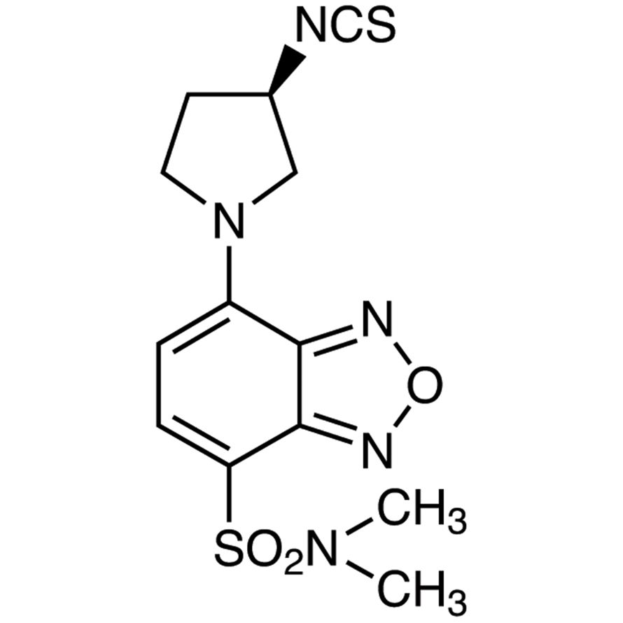 (R)-(-)-DBD-Py-NCS [=(R)-(-)-4-(N,N-Dimethylaminosulfonyl)-7-(3-isothiocyanatopyrrolidin-1-yl)-2,1,3-benzoxadiazole] [for HPLC Labeling]