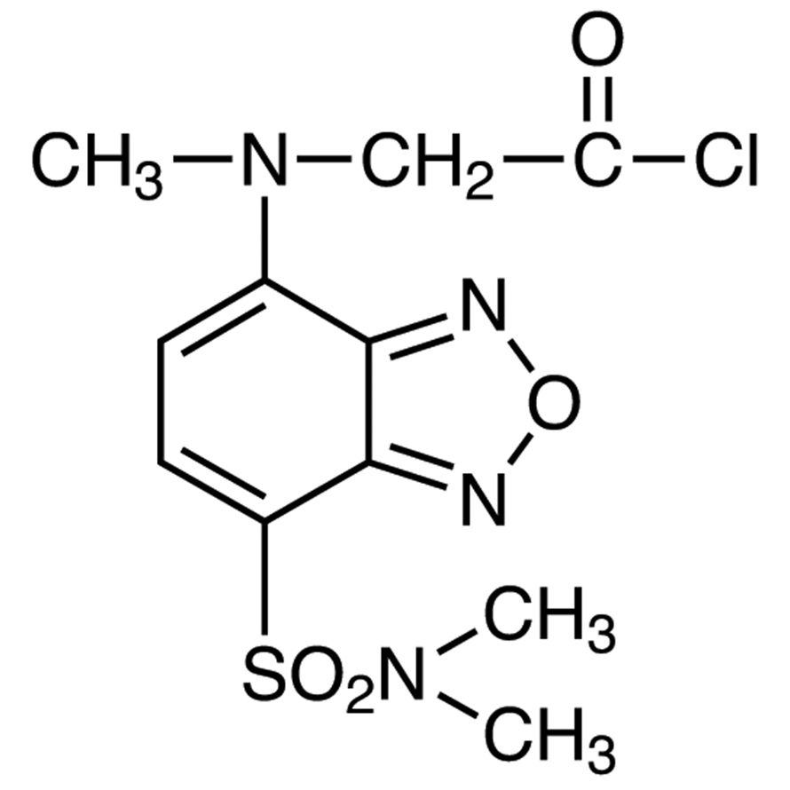 DBD-COCl [=4-(N,N-Dimethylaminosulfonyl)-7-(N-chloroformylmethyl-N-methylamino)-2,1,3-benzoxadiazole] [for HPLC Labeling]