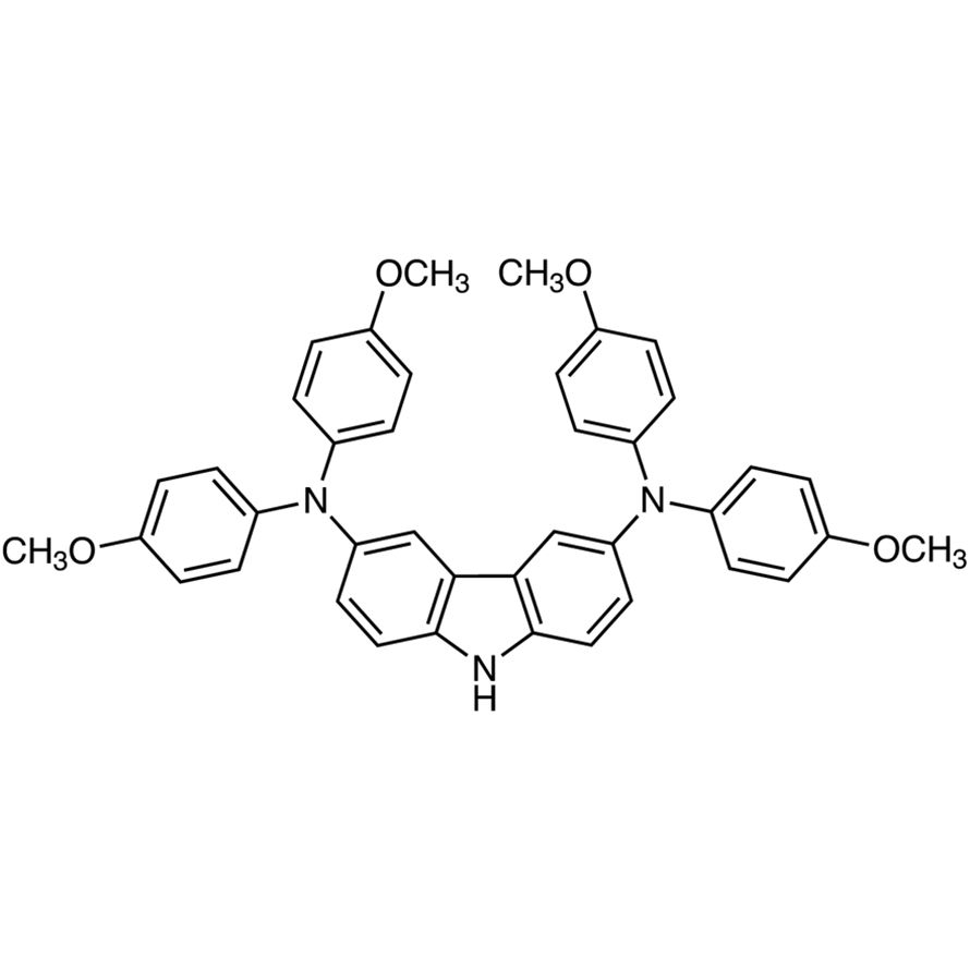 N,N,N',N'-Tetrakis(4-methoxyphenyl)-9H-carbazole-3,6-diamine