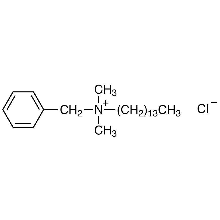 Benzyldimethyltetradecylammonium Chloride [Ion association reagent for extraction photometric analysis and sensitizer in photometric determination of metals]