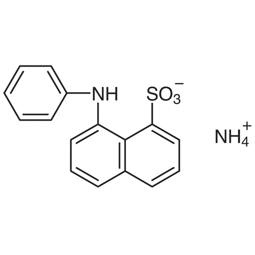 ANS-NH<sub>4</sub> (=Ammonium 8-Anilino-1-naphthalenesulfonate) [Hydrophobic fluorescent probe]