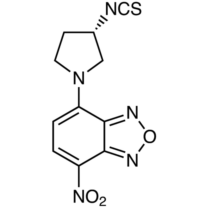(S)-(+)-NBD-Py-NCS [=(S)-(+)-4-(3-Isothiocyanatopyrrolidin-1-yl)-7-nitro-2,1,3-benzoxadiazole] [HPLC Labeling Reagent for e.e. Determination]