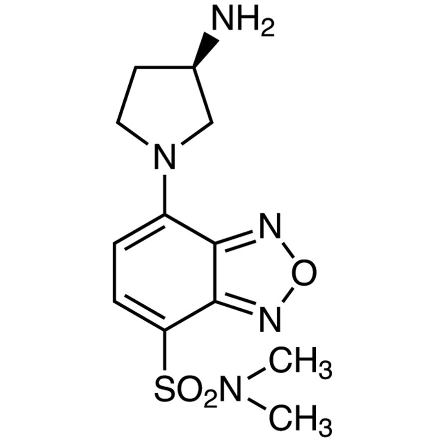 (R)-(-)-DBD-APy [=(R)-(-)-4-(N,N-Dimethylaminosulfonyl)-7-(3-aminopyrrolidin-1-yl)-2,1,3-benzoxadiazole] [HPLC Labeling Reagent for e.e. Determination]