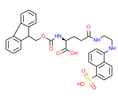 Fmoc-L-glutamic acid γ-[β-(5-naphthyl sulfonic acid)-ethylenediamine] ester