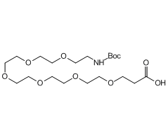 Boc-21-amino-4,7,10,13,16,19-hexaoxaheneicosanoic acid