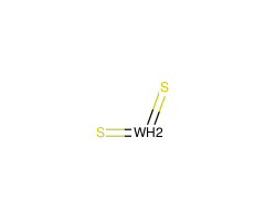 Single layer tungsten(IV) disulfide, 1 mg/mL dispersion in ethanol, size: 0.1 - 4 μm, thickness: approx. 1 nm