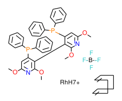 (R)-(+)-2,2',6,6'-Tetramethoxy-4,4'-bis(diphenylphosphino)-3,3'-bipyridine(1,5-cyclooctadiene)rhodium(I) tetrafluoroborate