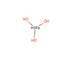 Iron(III) oxyhydroxide in water at pH = 3.0 +- 0.5 (FEO-W320)