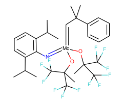 [2,6-Bis(1-methylethyl)benzenaminato(2-)]bis(1,1,1,3,3,3-hexafluoro-2-methyl-2-propanolato-κO)(2-methyl-2-phenylpropylidene)-, (T-4) molybdenum, paraffin pellet