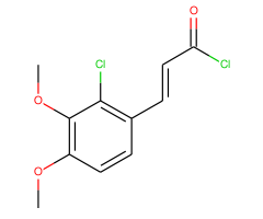 (E)-3-(2-Chloro-3,4-dimethoxy-phenyl)-acryloyl chloride