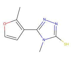 4-methyl-5-(2-methyl-3-furyl)-4H-1,2,4-triazole-3-thiol