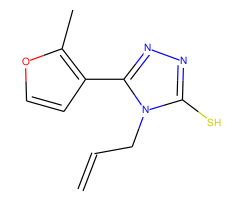 4-allyl-5-(2-methyl-3-furyl)-4H-1,2,4-triazole-3-thiol