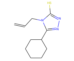 4-allyl-5-cyclohexyl-4H-1,2,4-triazole-3-thiol
