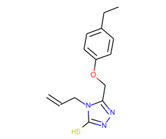 4-allyl-5-[(4-ethylphenoxy)methyl]-4H-1,2,4-triazole-3-thiol
