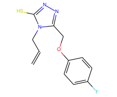 4-allyl-5-[(4-fluorophenoxy)methyl]-4H-1,2,4-triazole-3-thiol