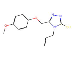 4-allyl-5-[(4-methoxyphenoxy)methyl]-4H-1,2,4-triazole-3-thiol