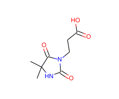3-(4,4-dimethyl-2,5-dioxoimidazolidin-1-yl)propanoic acid