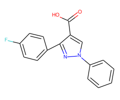 3-(4-fluorophenyl)-1-phenyl-1H-pyrazole-4-carboxylic acid
