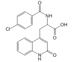 2-(4-CHLOROBENZOYLAMINO)-3-(1,2-DIHYDRO-2-OXO-4-QUINOLYL)PROPIONIC ACID