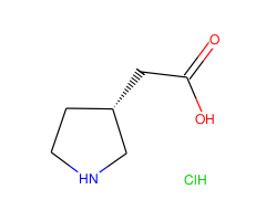 (R)-PYRROLIDINE-3-ACETIC ACID HCL