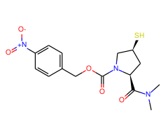 (2S,4S)-2-(DIMETHYLAMINOCARBONYL)-4-MERCAPTO-1-(P-NITROBENZYLOXYCARBONYL)PYRROLIDINE